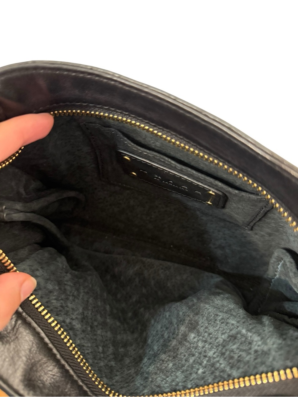 Jane Mayle Club Monaco Crossbody woven black white Bag $250 - Picture 8 of 10